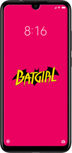 Силиконовый чехол bat girl для Xiaomi Redmi Note 7 - 4533u-1639 изображение 