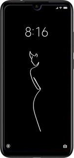 Силіконовий чехол Силует1 для Xiaomi Redmi Note 7 - 4590u-1639 изображение 