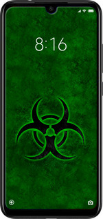 Силиконовый чехол biohazard 30 для Xiaomi Redmi Note 7 - 4848u-1639 изображение 