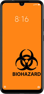 Силиконовый чехол biohazard 33 для Xiaomi Redmi Note 7 - 4851u-1639 изображение 