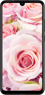 Силиконовый чехол Розы для Xiaomi Redmi Note 7 - 525u-1639 изображение 