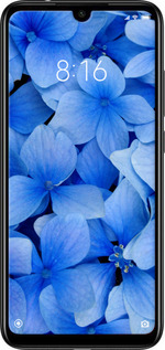 Силіконовий чехол Сині квіти для Xiaomi Redmi Note 7 - 526u-1639 изображение 