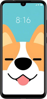 Силиконовый чехол Корги для Xiaomi Redmi Note 7 - 6280u-1639 изображение 
