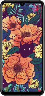 Силиконовый чехол С изображением полевых цветов для Xiaomi Redmi Note 7 - 6419u-1639 изображение 
