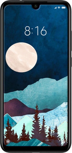 Силиконовый чехол Горная идиллия ночной пейзаж для Xiaomi Redmi Note 7 - 6488u-1639 изображение 