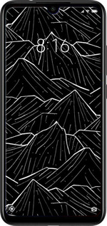 Силиконовый чехол С изображением Темных гор для Xiaomi Redmi Note 7 - 6489u-1639 изображение 