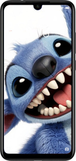 Силиконовый чехол Стич для Xiaomi Redmi Note 7 - 6684u-1639 изображение 