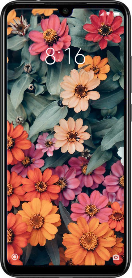 Силіконовий чехол Beauty flowers для Xiaomi Redmi Note 7 - 4050u-1639 изображение 