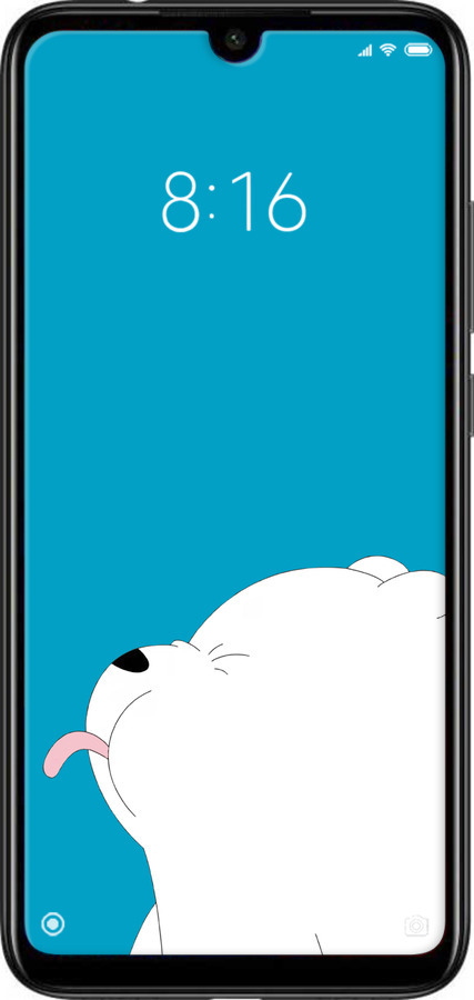 Силиконовый чехол Мишка 1 для Xiaomi Redmi Note 7 - 4358u-1639 изображение 