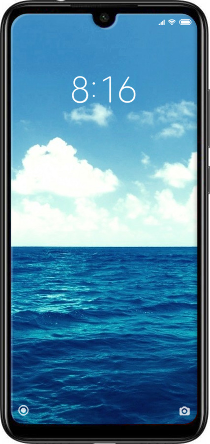 Силиконовый чехол Горизонт для Xiaomi Redmi Note 7 - 4417u-1639 изображение 