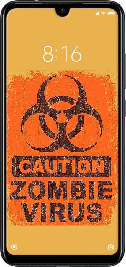 Силиконовый чехол Biohazard 1 для Xiaomi Redmi Note 7 - 4817u-1639 изображение 