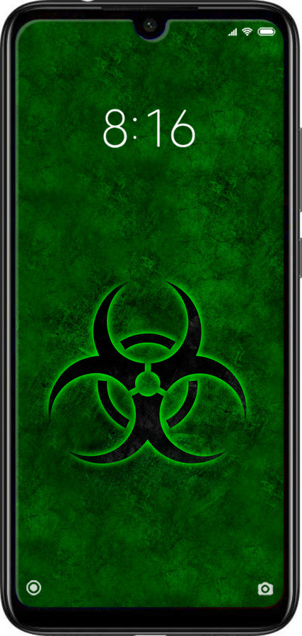 Силиконовый чехол biohazard 30 для Xiaomi Redmi Note 7 - 4848u-1639 изображение 