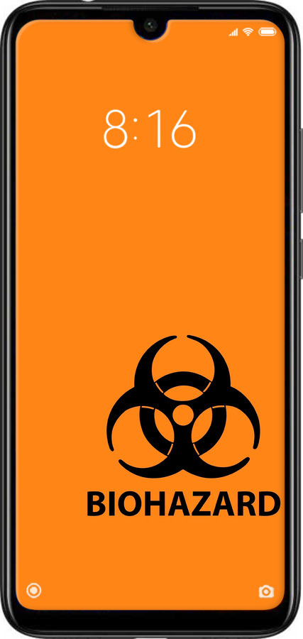 Силиконовый чехол biohazard 33 для Xiaomi Redmi Note 7 - 4851u-1639 изображение 