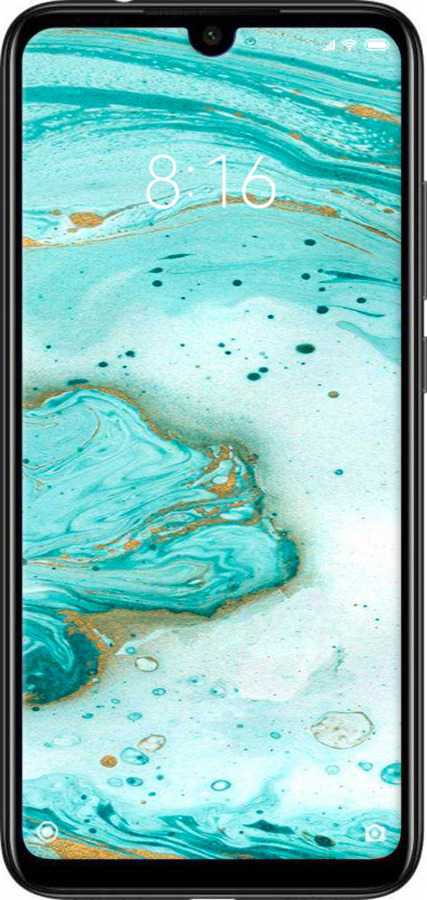 Силиконовый чехол Мраморный для Xiaomi Redmi Note 7 - 4895u-1639 изображение 