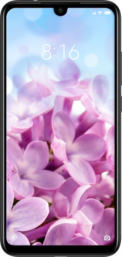Силиконовый чехол Сирень для Xiaomi Redmi Note 7 - 527u-1639 изображение 