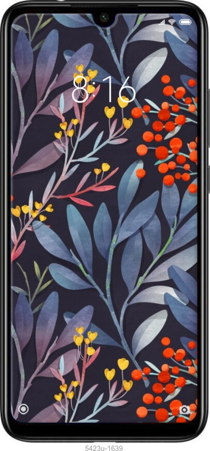 Силиконовый чехол № 5423 для Xiaomi Redmi Note 7 - 5423u-1639 изображение 