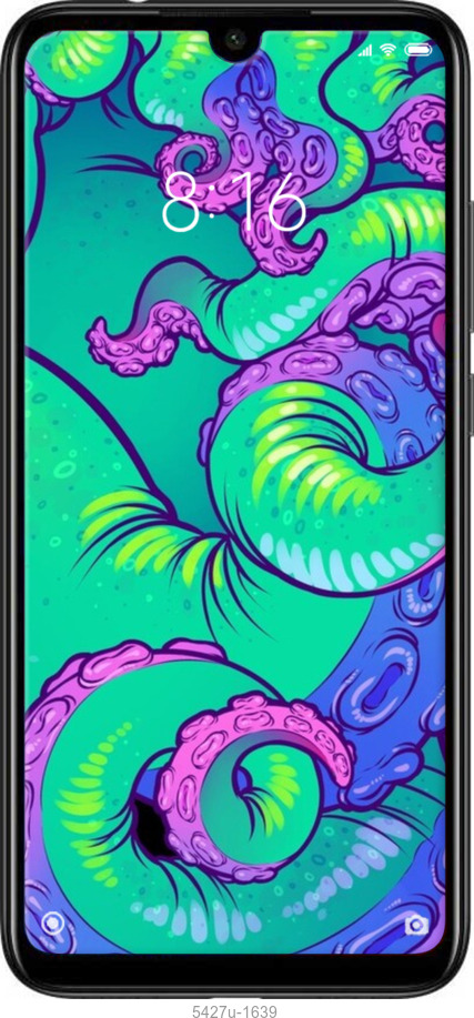 Силиконовый чехол № 5427 для Xiaomi Redmi Note 7 - 5427u-1639 изображение 