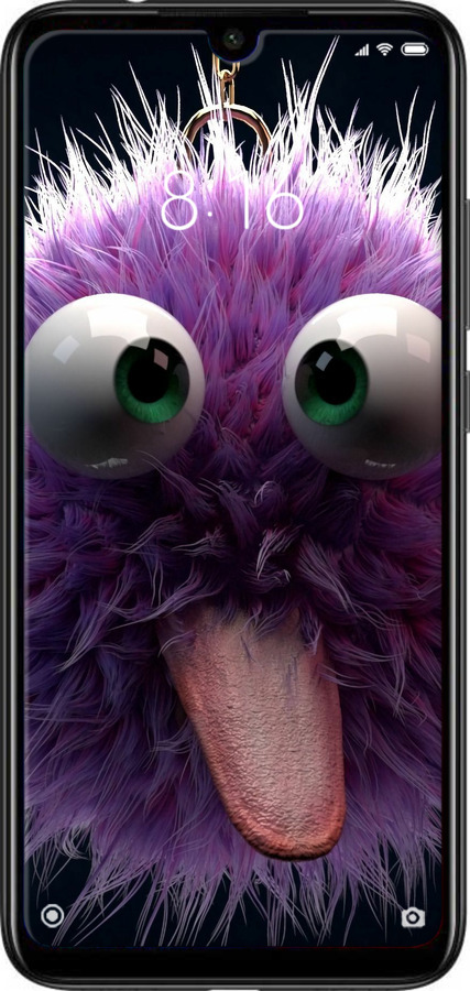Силиконовый чехол Пушистик для Xiaomi Redmi Note 7 - 6017u-1639 изображение 