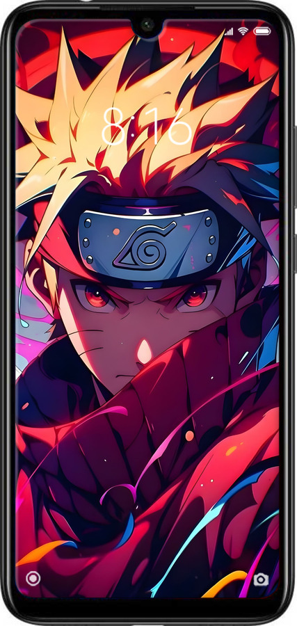Силіконовий чехол Наруто для Xiaomi Redmi Note 7 - 6274u-1639 изображение 