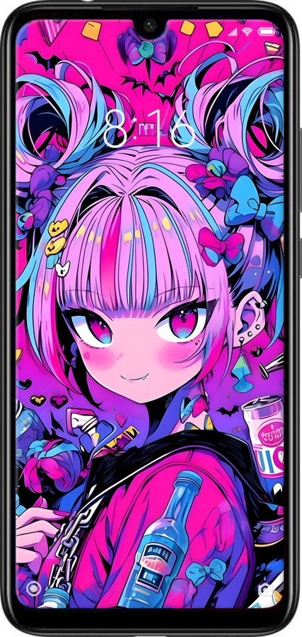Силіконовий чехол Аніме мілаха для Xiaomi Redmi Note 7 - 6314u-1639 изображение 