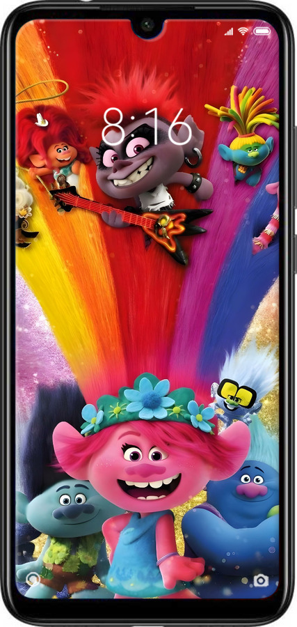Силиконовый чехол Троли для Xiaomi Redmi Note 7 - 6343u-1639 изображение 