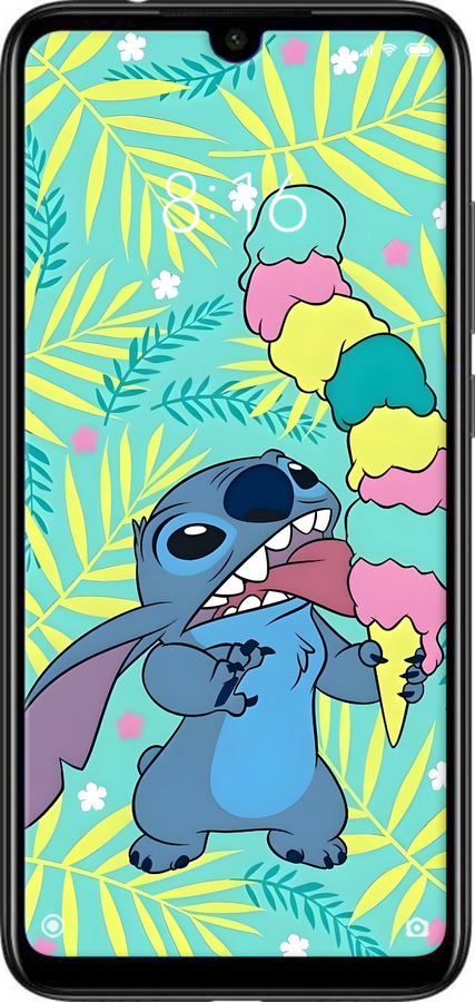Силіконовий чехол Стіч для Xiaomi Redmi Note 7 - 6361u-1639 изображение 