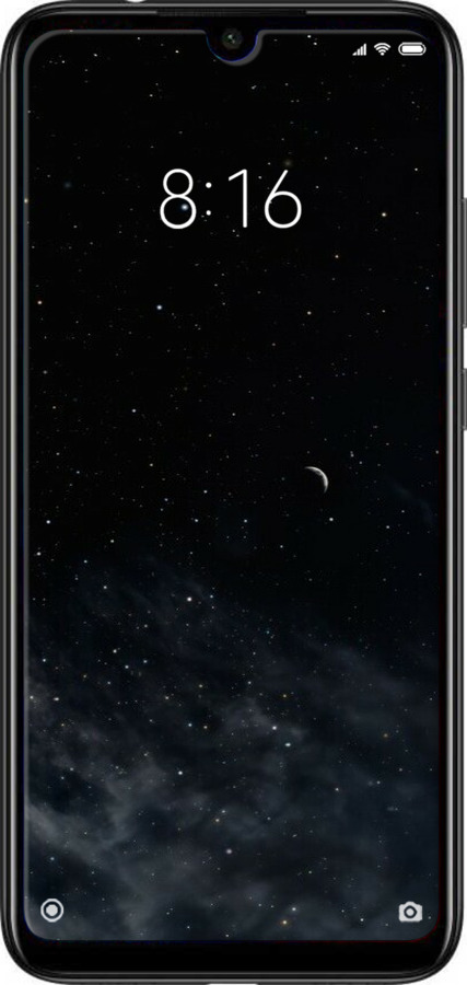 Силіконовий чехол Нічне небо для Xiaomi Redmi Note 7 - 6451u-1639 изображение 