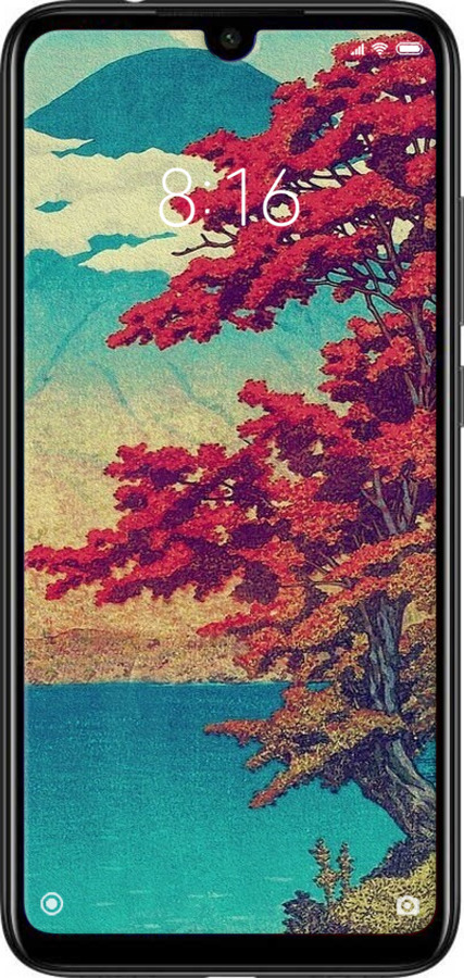 Силиконовый чехол С изображением природы для Xiaomi Redmi Note 7 - 6469u-1639 изображение 