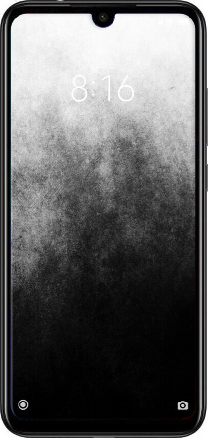 Силиконовый чехол Абстрактная композиция в серых тонах для Xiaomi Redmi Note 7 - 6477u-1639 изображение 