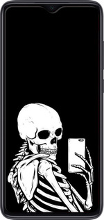 TPU чехол Скелет делает Selfie для Xiaomi Redmi Note 8 Pro - 6535b-1783 изображение 