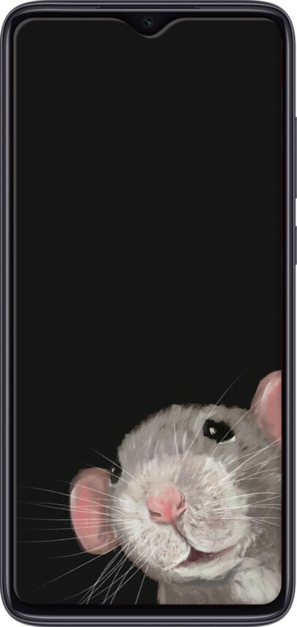 TPU чехол The Peeking Rat для Xiaomi Redmi Note 8 Pro - 6442b-1783 изображение 