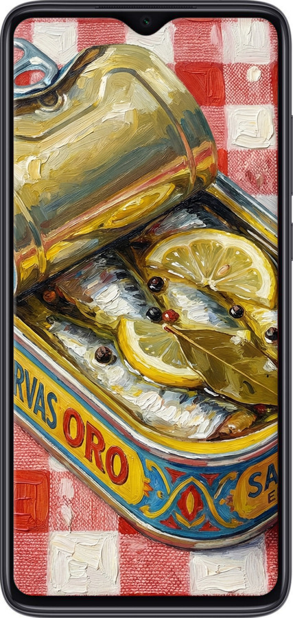 TPU чехол Vintage Sardine Tin Phone для Xiaomi Redmi Note 8 Pro - 6772b-1783 изображение 