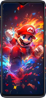 3D пластиковый матовый чехол Супер Марио для Xiaomi Redmi Note 8 Pro - 6342m-1783 изображение 