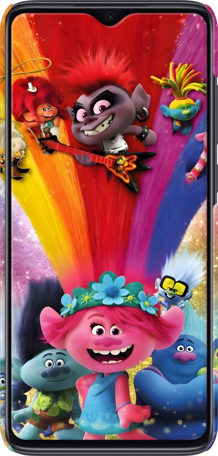 3D пластиковый матовый чехол Троли для Xiaomi Redmi Note 8 Pro - 6343m-1783 изображение 