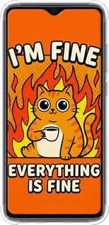 Силикон с усиленными углами чехол Funny Cat для Xiaomi Redmi Note 8 Pro - 6786sp-1783 изображение 