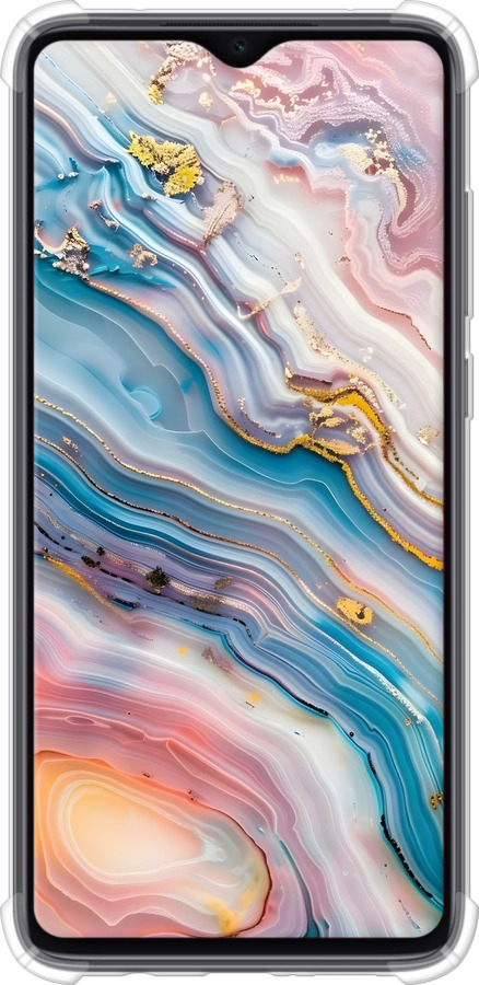Силикон с усиленными углами чехол Мрамор красивый для Xiaomi Redmi Note 8 Pro - 6376sp-1783 изображение 