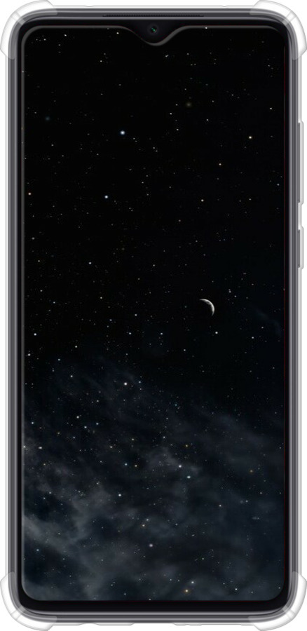 Силіконовий протиударний с посиленими кутами чехол Нічне небо для Xiaomi Redmi Note 8 Pro - 6451sp-1783 изображение 