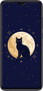 Силіконовий чехол Cute Cat Celestial/Witchy для Xiaomi Redmi Note 8 Pro - 6787u-1783 изображение 