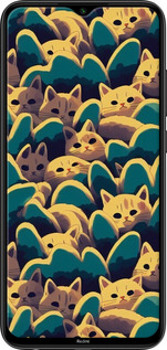 TPU чехол С изображением кошек для Xiaomi Redmi Note 8 - 6429b-1787 изображение 