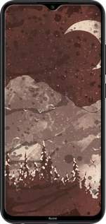 TPU чехол С изображением лунного пейзажа в ночном лесу для Xiaomi Redmi Note 8 - 6546b-1787 изображение 
