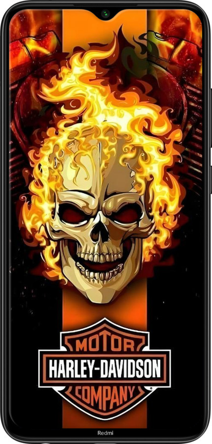 TPU чехол Харлей девидсон для Xiaomi Redmi Note 8 - 6370b-1787 изображение 