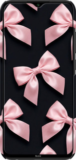 3D пластиковый матовый чехол Coquette Ribbons Dark Coquette для Xiaomi Redmi Note 8 - 6767m-1787 изображение 