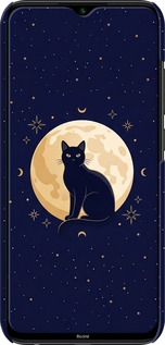3D пластиковый матовый чехол Cute Cat Celestial/Witchy для Xiaomi Redmi Note 8 - 6787m-1787 изображение 