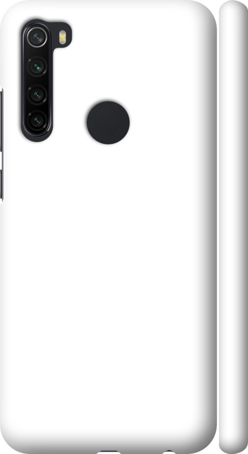 3D пластиковий матовий чехол Прозорий для Xiaomi Redmi Note 8 - 5636m-1787 изображение 