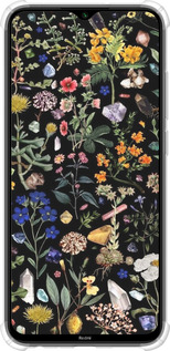 Силикон с усиленными углами чехол С цветами для Xiaomi Redmi Note 8 - 6422sp-1787 изображение 