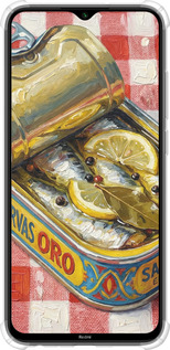 Силикон с усиленными углами чехол Vintage Sardine Tin Phone для Xiaomi Redmi Note 8 - 6772sp-1787 изображение 