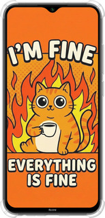 Силіконовий протиударний с посиленими кутами чехол Funny Cat для Xiaomi Redmi Note 8 - 6786sp-1787 изображение 