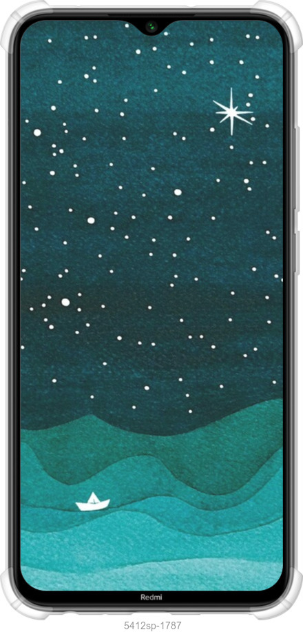 Силіконовий протиударний с посиленими кутами чехол № 5412 для Xiaomi Redmi Note 8 - 5412sp-1787 изображение 