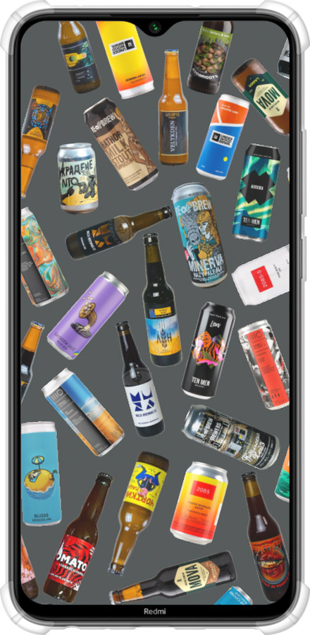 Силіконовий протиударний с посиленими кутами чехол Броварні для Xiaomi Redmi Note 8 - 5879sp-1787 изображение 