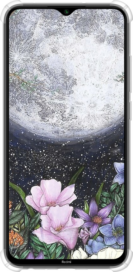 Силикон с усиленными углами чехол Полночь в саду для Xiaomi Redmi Note 8 - 6259sp-1787 изображение 